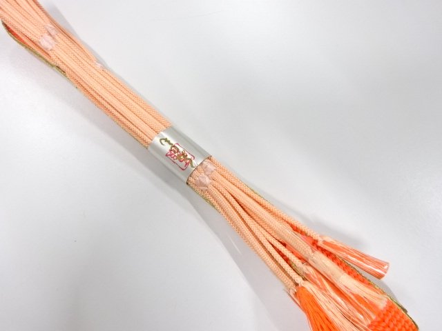 未使用品　正絹　手組帯締め